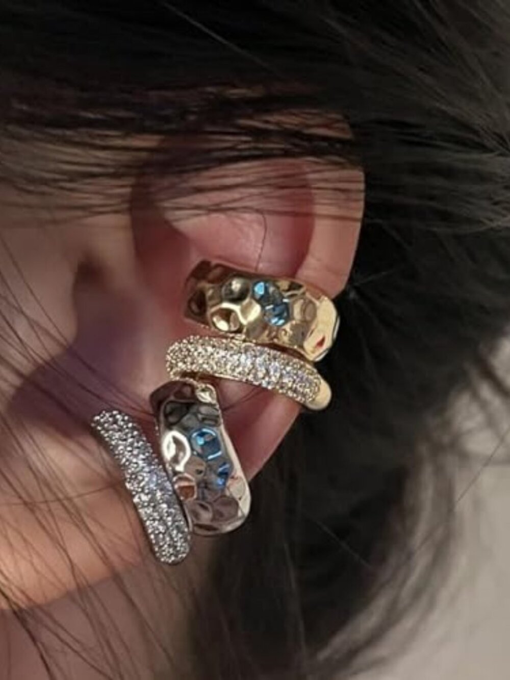 New‎ - Ear Cuffs Non Piercing Stackable Chunky Earrings Cuff for Women Gifts